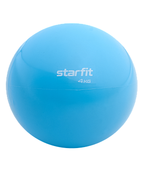 Медбол GB-703, 4 кг, синий пастель