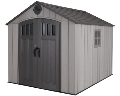 Пластиковый сарай WoodLook 8'x10' 2,33 м x 2,94 м) Пластиковый сарай WoodLook 8'x10' 2,33 м x 2,94 м)