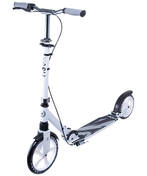 БЕЗ УПАКОВКИ Самокат 2-колесный Legacy 250/200 мм, ручной тормоз, белый