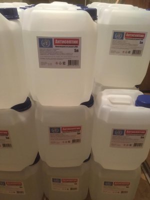 Антисептик для рук объемом 5 л  Антисептик для рук объемом 5 л