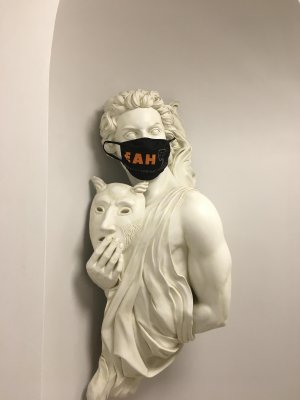 Тканевые защитные маски с дизайном заказчика Тканевые защитные маски с дизайном заказчика