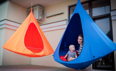 Гамак уличный подвесной Jamber оранжевый Гамак уличный подвесной Jamber оранжевый