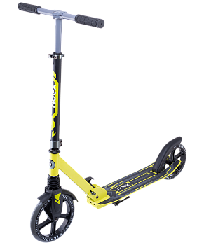 БЕЗ УПАКОВКИ Самокат 2-колесный Stealth 230/200 мм, зеленый