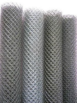 Сетка рабица оцинкованная 45х45 мм d 2 мм размер 10х1,5 м Сетка рабица оцинкованная 45х45 мм d 2 мм размер 10х1,5 м