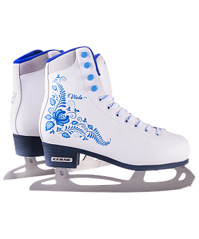 БЕЗ УПАКОВКИ Коньки фигурные Viola синтетическая кожа